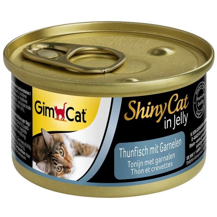 GIMCAT Shiny Cat Tuna&Shrimp in Jelly 70g