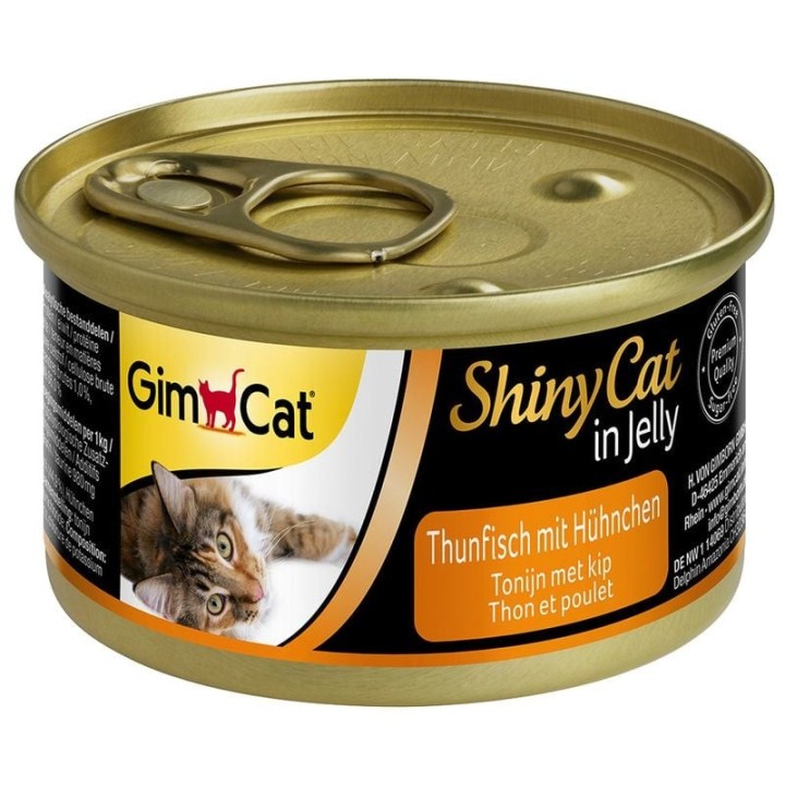 GIMCAT Shiny Cat Tuna&Chicken in Jelly 70 g