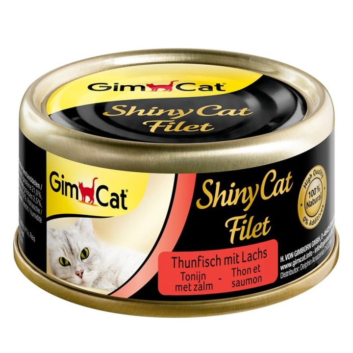 GIMCAT Shiny Cat Filet Tuna&Salmon 70g