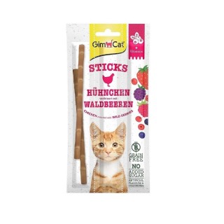 GIMCAT Sticks Chicken&Wild Berries 3 pcs