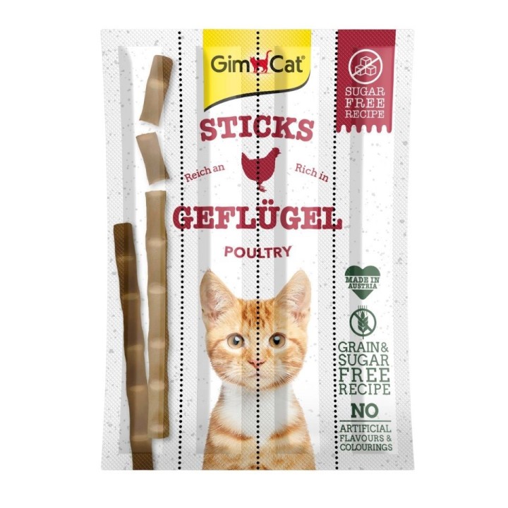 GIMCAT Sticks Poultry 10 pcs