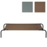 PawHut Hundesofa mit Ersatzbezug, große Hundematte outdoor, Katzenbett Grau & Braun, stabiler Eisenrahmen 110 x 68 x 20 cm fü