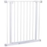 PawHut Allzweck Hundetor   Babytor   Sicherheitstor 76x76-82cm in Weiß aus Stahl mit Pulverlack - Einfache Montage mit Wanddr