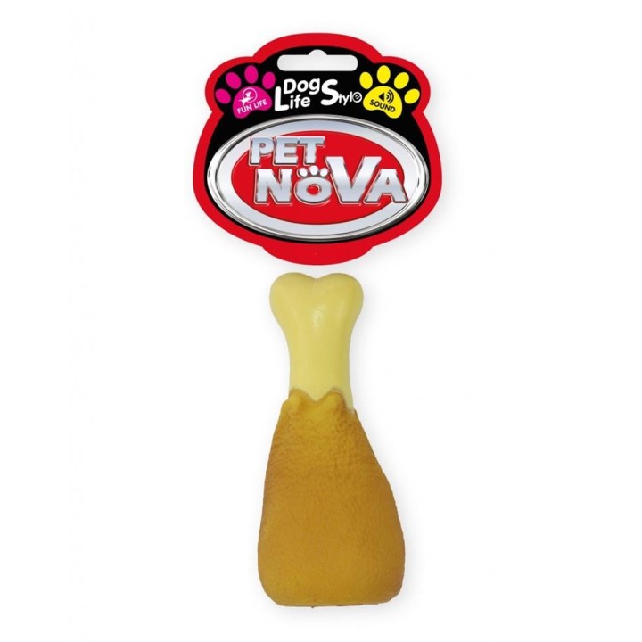 PET NOVA DOG LIFE STYLE Kauspielzeug Hühnerbein 13cm