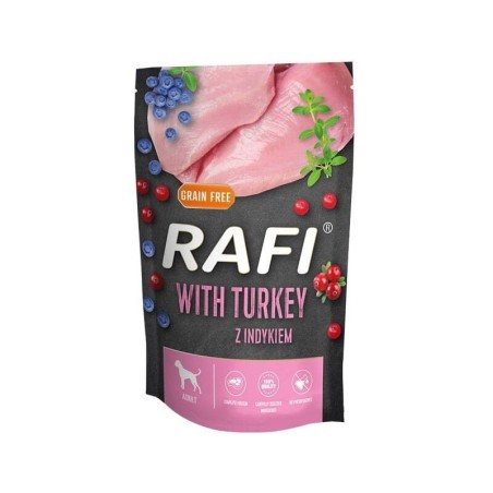 RAFI Nassfutter mit Truthahn, Heidelbeeren und Preiselbeeren für Hunde 500 g
