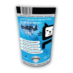 BAZYL Ag+ Bentonit Geruchsabsorber für Katzen 450 g