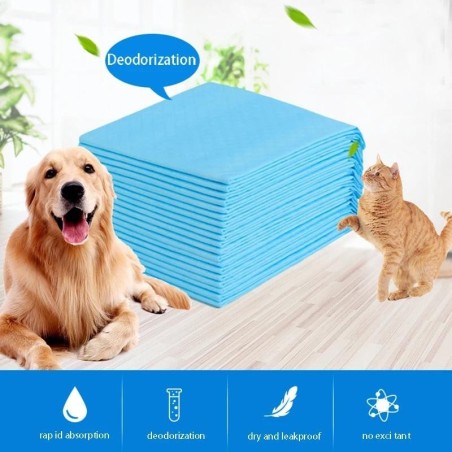 Super saugfähige Haustierwindel, Hundetrainings-Pipi-Pads, verdickte Einwegwindeleinlagen für Katzen, Hundewindeln, Käfigmatt