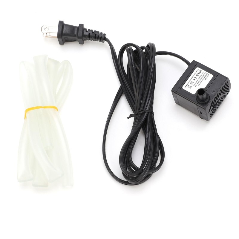 Mini-Tauchpumpe 3W 80GPH Leise mit 3,3ft Schlauch für Aquarium AC