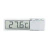 Aquarium Thermometer 3D LCD Elektronische Transparent Digitale Aquarium Thermometer für Wasser silber