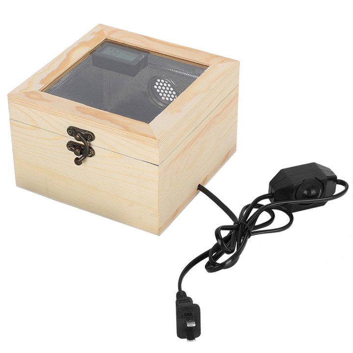 Tragbare Flip Vogel Zucht Box Holz Papagei Warm Inkubator Vogelkäfig Large