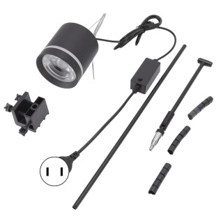 LED-Meerwasseraquarium-Licht, Vollspektrum-COB-Licht, farbvariable Salzwasser-Zylinder-Aquariumlampe