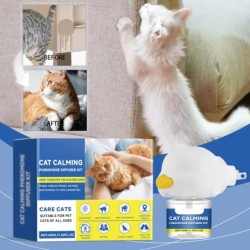 Beruhigendes Diffusor-Set für Katzen, beruhigende Flüssigkeit für die Brunst von Katzen, Reizbarkeit, mehrere Katzen, Konflik