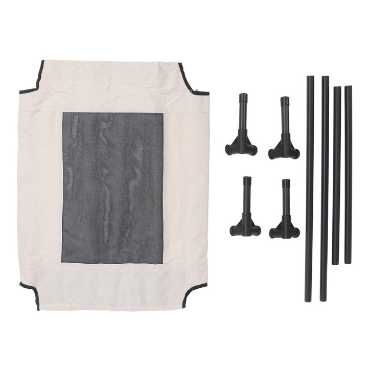 Hundebett, für drinnen und draußen, universell, faltbar, tragbar, erhöht, waschbar, atmungsaktiv, für Haustiere M