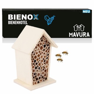 BIENOX Insektenhotel Bienenhotel Holz Nistkasten Insektennistkasten Insektenhaus