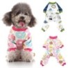 Haustier-Pyjama mit vier Beinen, Cartoon-Homewear, Welpenbekleidung, Overall, Ganzjahres-Baumwoll-Strampler XL
