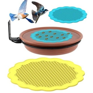 Schwimmende Bienenwasserstation, Schmetterlings-Bienen-Insektentränke zur Bestäuberfütterung, Bienenbad, Gartendekoration im