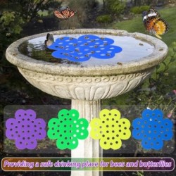 Schwimmende Bieneninsel, Gartenbienen-Trinkschale, blumenförmige Bienen- und Schmetterlings-Wasserstation für die Außendekora