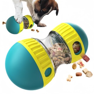 Hundespielzeug Tumbler Leckagefutter Futterspender Hundespielzeug Ball Puzzle Spielzeug Interaktives langsames Füttern für Hu