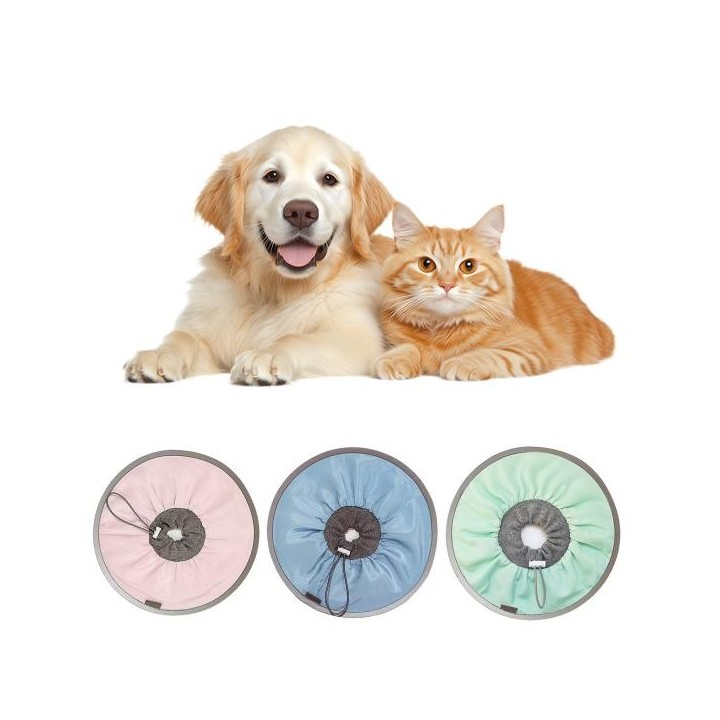 Wasserdichtes Katzen-Genesungshalsband, schützendes Halsband für Katzen nach Operationen, um Lecken und Kratzen zu verhindern