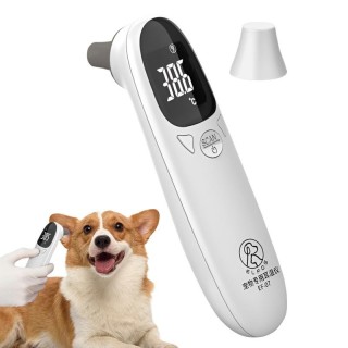 Digitales Ohrthermometer für Haustiere, Hunde und Katzen, berührungslose elektronische Messung, hochpräzise Tierbedarf, Veter