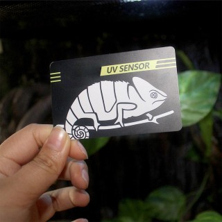 Reptil UVB Licht Lampe Birne Test Karte UV Tests Papier Reptilien Terrarium Lampe Lebensdauer Effektive Tester Meter