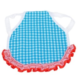 Hühnerweste Gitter Geflügel Rückenschutz Schürze mit elastischer Spitze für Hühner Enten Gänse Blaues Gitter