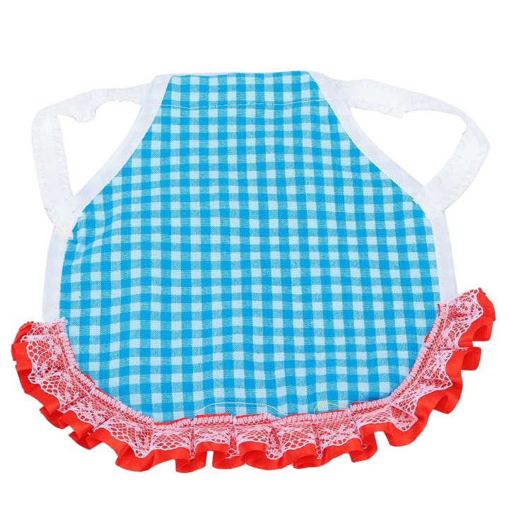 Hühnerweste Gitter Geflügel Rückenschutz Schürze mit elastischer Spitze für Hühner Enten Gänse Blaues Gitter