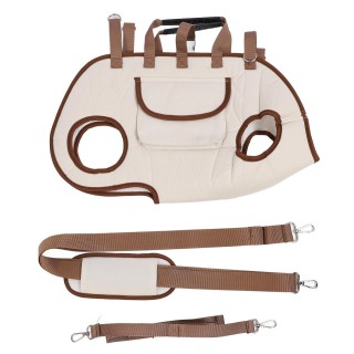 Hund Lift Harness Pet Träger Tasche Tragbare Atmungsaktive Multifunktionale Traktion Rucksack Katze Tasche für M