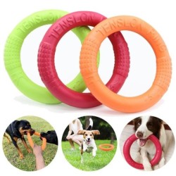Schwimmendes Wasserspielzeug für Hunde, für kleine und mittelgroße Hunde, interaktives Spielzeug mit Trainingsring, resistent