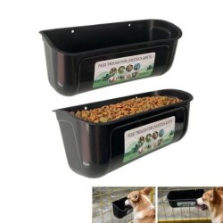 Huhn Feeder Durable Geflügel Lebensmittel Dispenser Hängen Ente Huhn Gans Fütterung Trog für Hause schwarz
