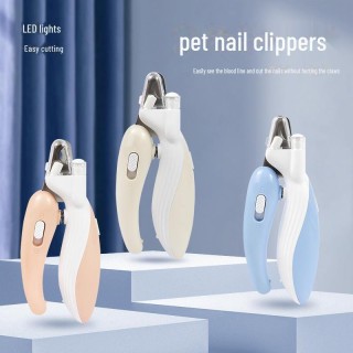 LED-Krallenknipser für Haustiere – Blutungsfreie Krallenschneider für Katzen und Hunde LED Nail Clippers