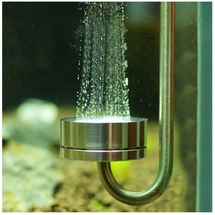 304 Stainless Steel Fish Tank CO2 Diffuser Easy to Use Carbon Dioxide Atomizer System  Aquarium 20cm-small cup