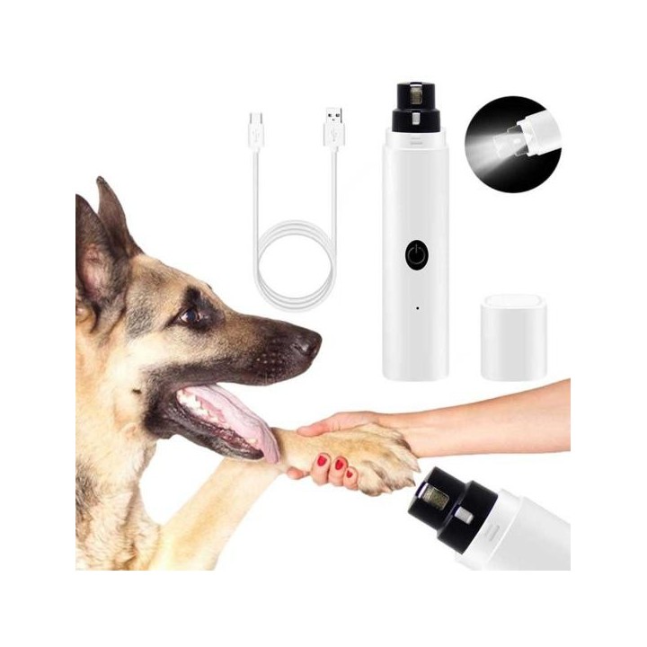 Leiser, leistungsstarker Nagelschleifer für Haustiere, einfaches, schnelles Schärfen der Pfoten, einstellbare Geschwindigkeit