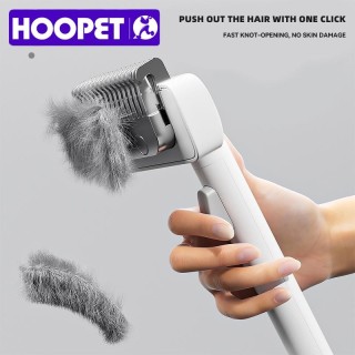 Professioneller Haustierkamm, selbstreinigende, glatte Bürste für Hunde und Katzen, leicht zu handhabendes Fellpflegewerkzeug