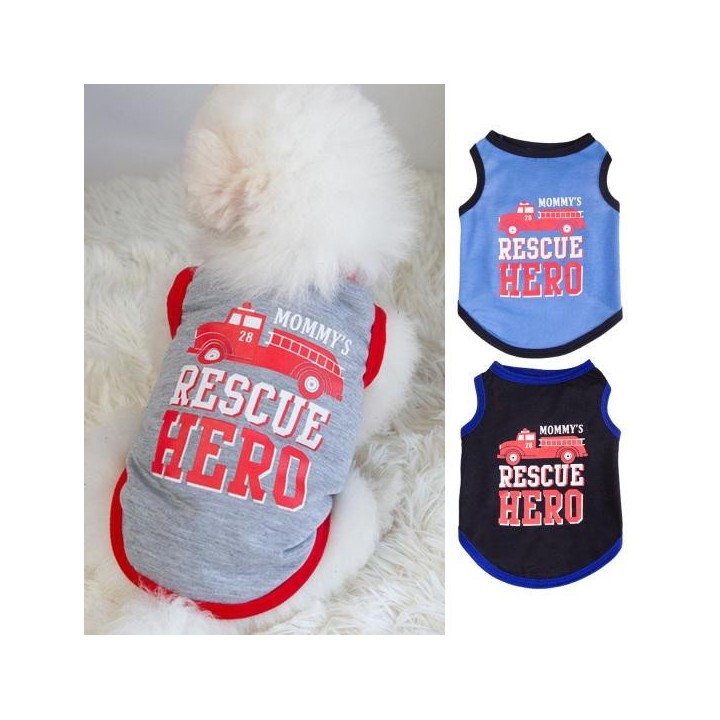 Haustierweste Zweibeinige Bekleidung Modischer Buchstabendruck Waschbar Langlebig Stilvolles Niedliches Design Haustierweste