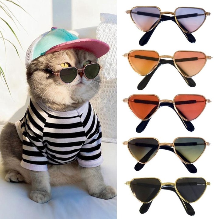 Coole Haustier-Katzenbrille, Hundebrille für kleine Hunde, Katzen, Sonnenbrille, Reflexion, Fotos, Requisiten für die Fotogra