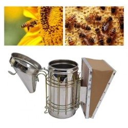Bienenstock-Raucher für die Bienenzucht Anti-Staub-Imkerei-Raucher für Bienen Verzinktes Eisen Einfache Bedienung Ausrüstung