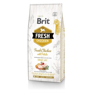 BRIT Fresh chicken with potato adult great life 12 kg