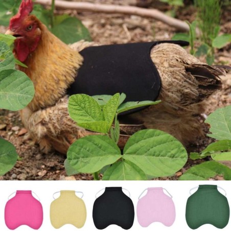 Hühnerschürze mit einem Riemen, Sattel, Standard-Hühnerjacken, Hühnerschürzen schwarz