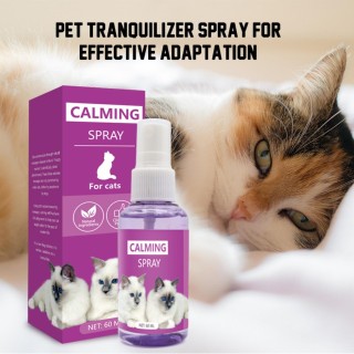60ML Pheromon Katze Emotionale Beruhigung Spray Katze Pheromon Feliway Anti-Stress Spray One Size violett