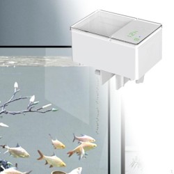 Automatischer Fischfutter-Feeder, automatischer Teich-Pellet-Spender, Urlaubs-Timer mit 150ml