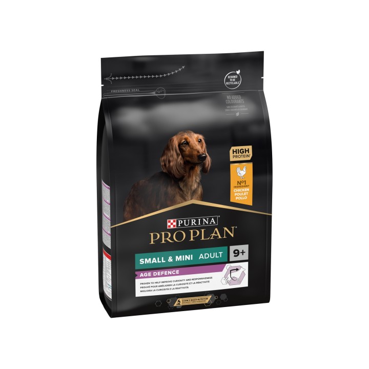 Purina Pro Plan Small & Mini 9+ Adult Hundefutter - 3 kg