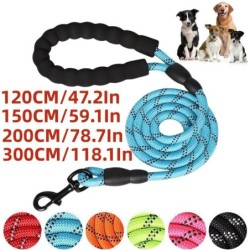 120/150/200/300CM Starke Leinen für Hunde Hundeleine mit weichem Griff Verstärkte Leine für kleine, mittelgroße und große Hun