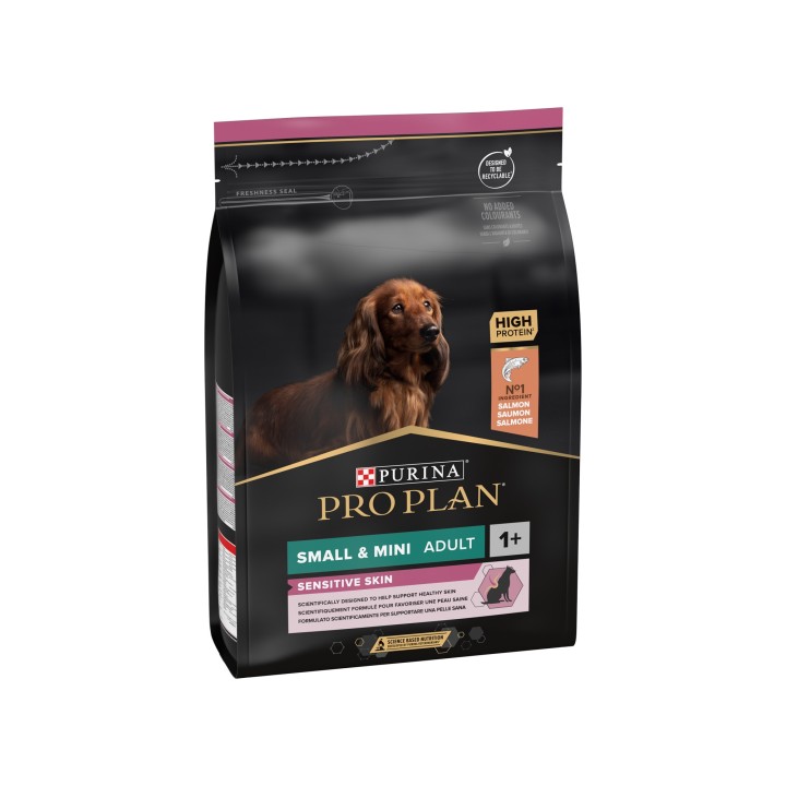 Purina Pro Plan Adult Small & Mini Sensitive Skin Hundefutter - 3 kg