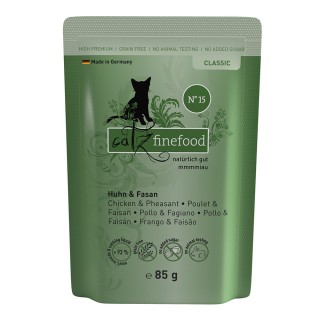 catz finefood 8 x 85 g - Huhn & Fasan