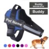 Hundegeschirr, reflektierend, atmungsaktiv, verstellbar, für Hundeweste, ID, benutzerdefinierter Patch, für Spaziergänge im F
