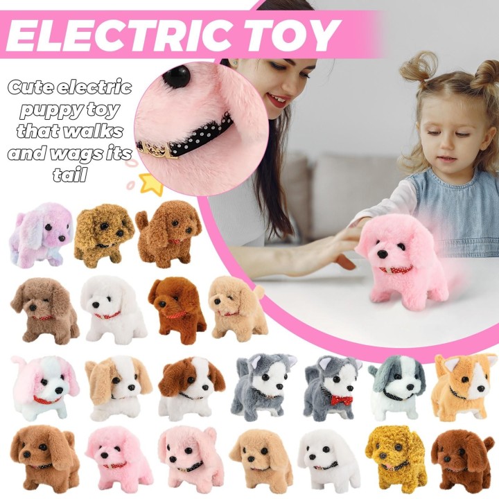 Elektrisches Hundespielzeug aus Plüsch, weich, bequem, interessant, lebensecht One Size