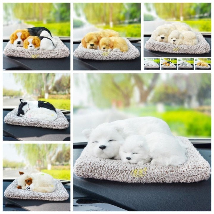 Luftreinigungs-Plüschkatzen mit Sound, Plüschkatzen/-hunde, Katzenimitation, Ornament, Kinderspielzeug 10