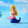 Hübsche Meerjungfrau-Figuren für Aquarium, künstliche Meerjungfrau-Ornamente, Aquarium