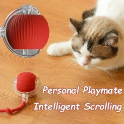 Wiederaufladbares, intelligentes, interaktives, automatisches Rollballspielzeug für Katzenspielzeug, interaktives neues elekt